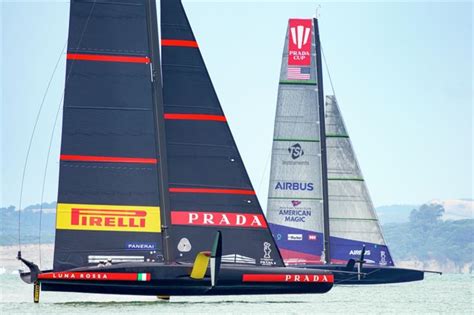 PRADA Cup Round Robin Day 2: Racing held in light and 